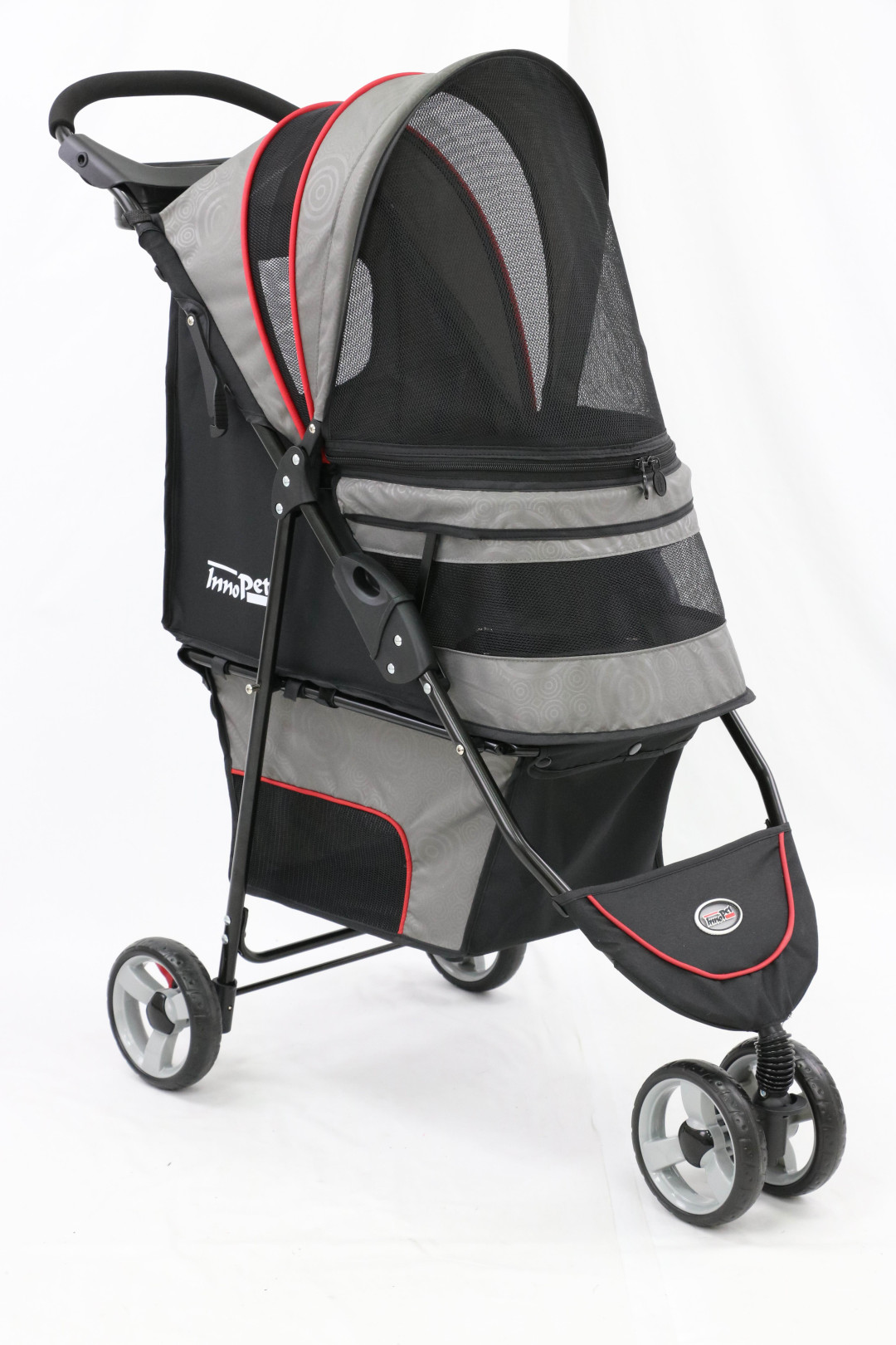 Innopet buggy Avenue shiny grey/red